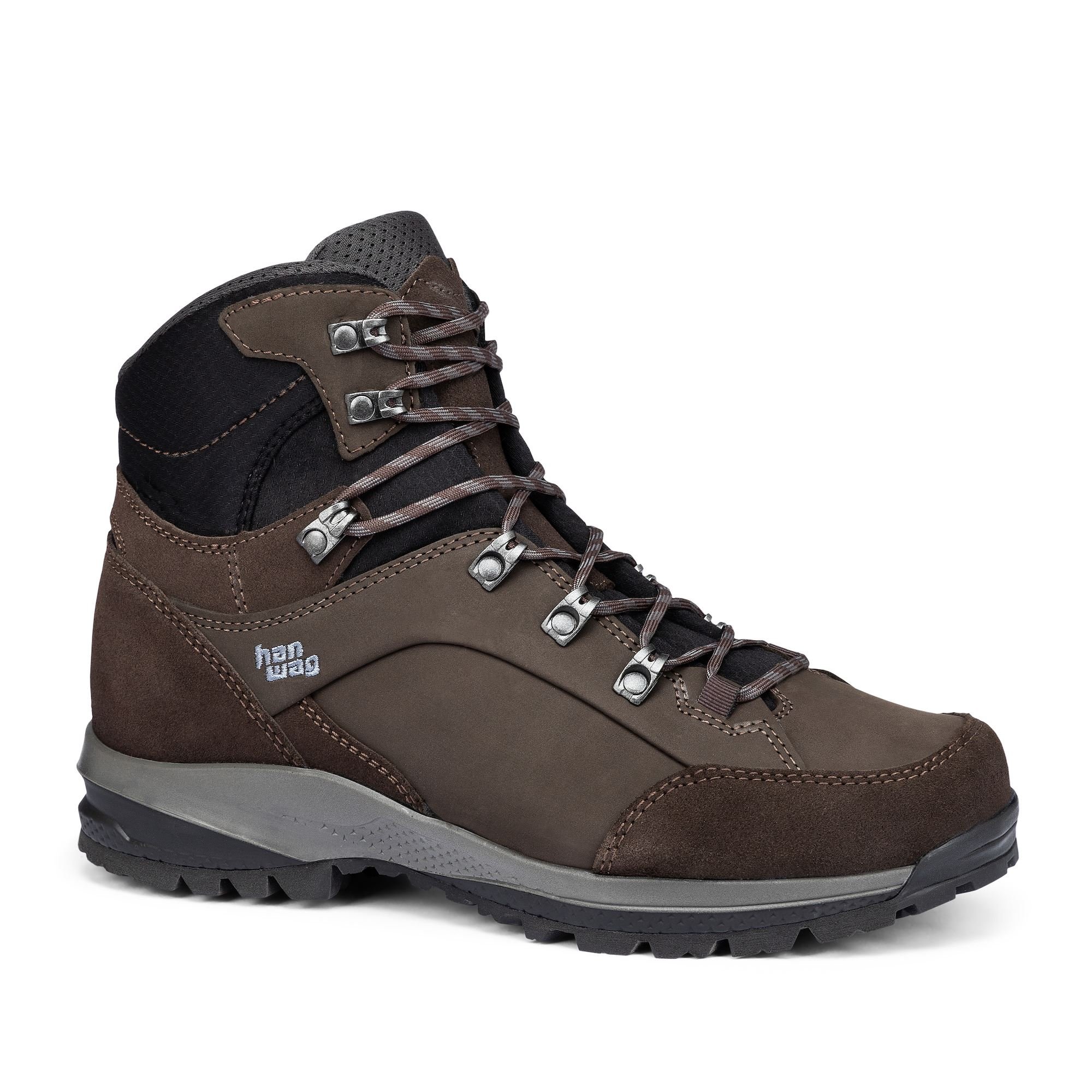 Hanwag Men's Banks SF Extra LL Hiking Boots Brown/Deep Grey UZEJW2438